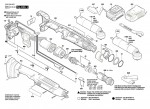 Bosch 3 602 D94 604 Angle Exact Ion 40-220 Pn-Accu-Screwdriver 18 V / Eu Spare Parts